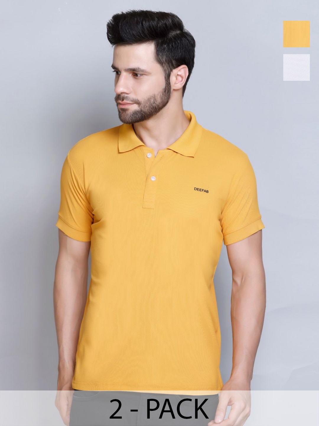 

Deefab Men 2 Pockets T-shirt, Grey