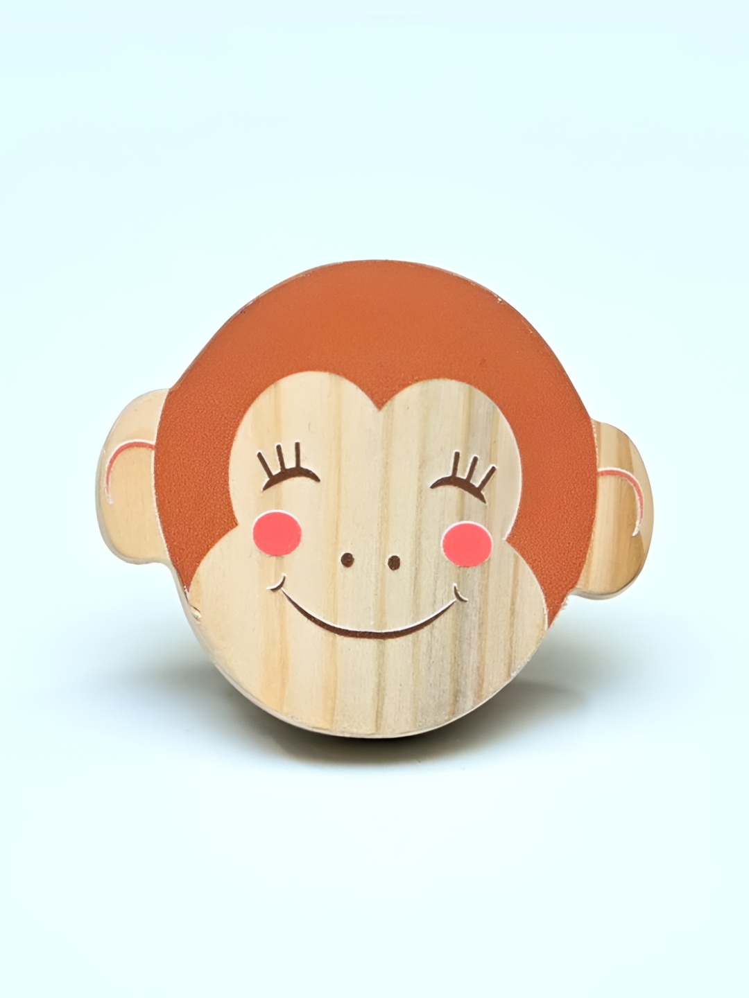 

Pinch of Pretty Pink & Brown Monkey Face Knob