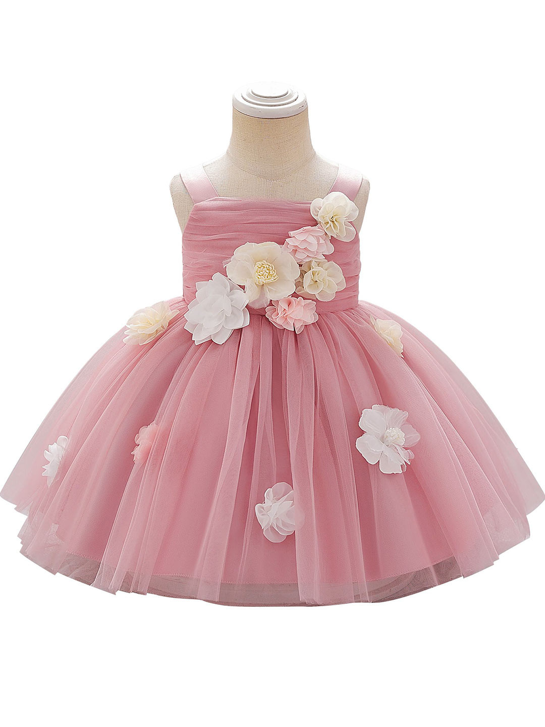 

StyleCast x Revolte Choker Neck A-Line Dress, Pink