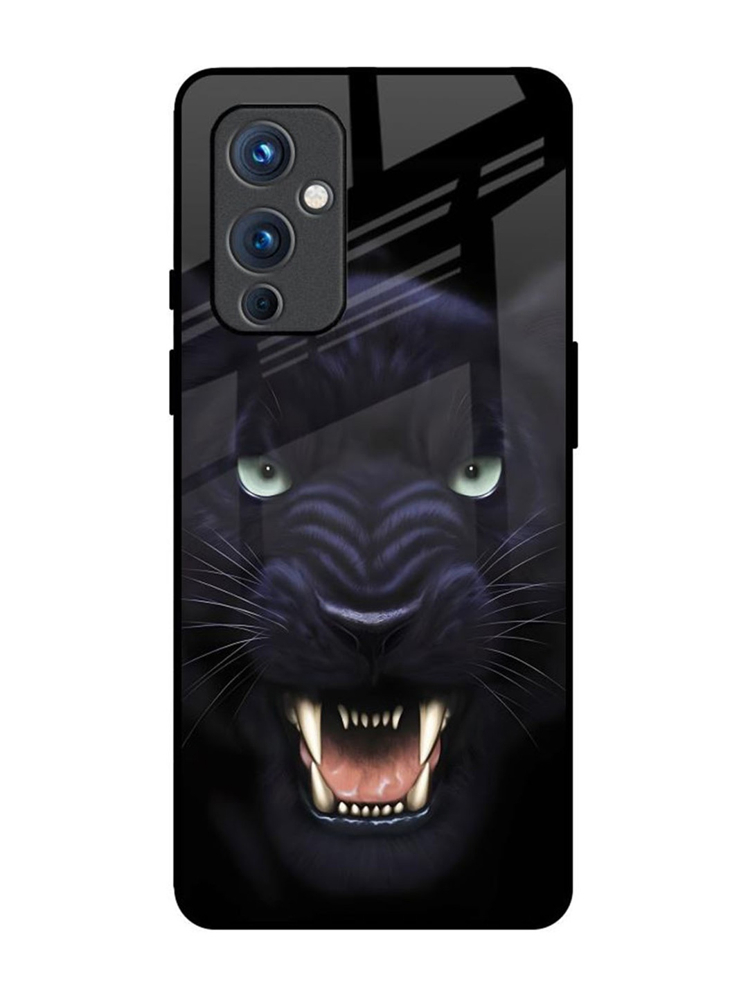 

QRIOH Quirky Printed OnePlus 9 Back Case Mobile Accessories, Black