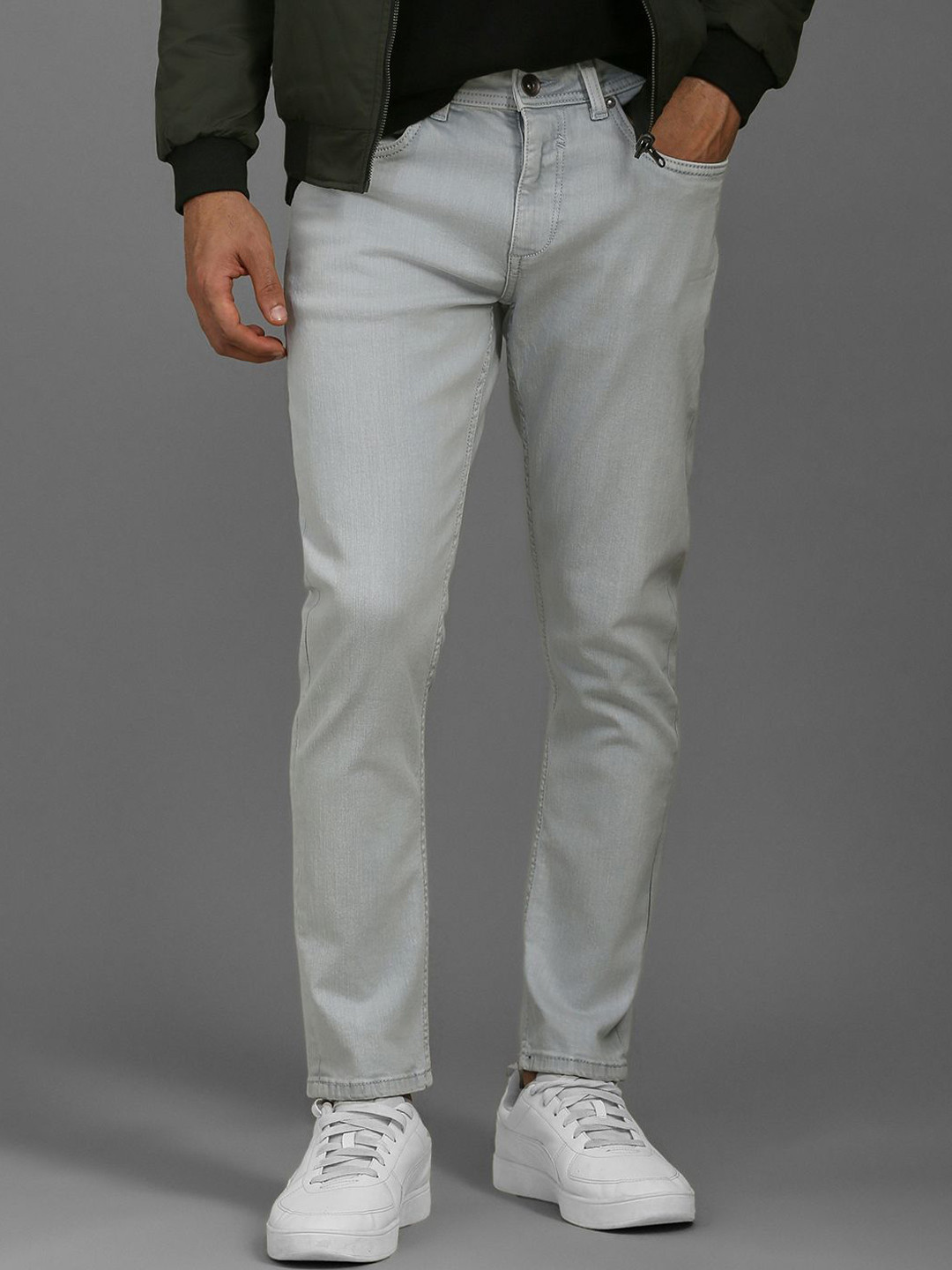 

Louis Philippe Jeans Men Slim Fit Jeans, Grey