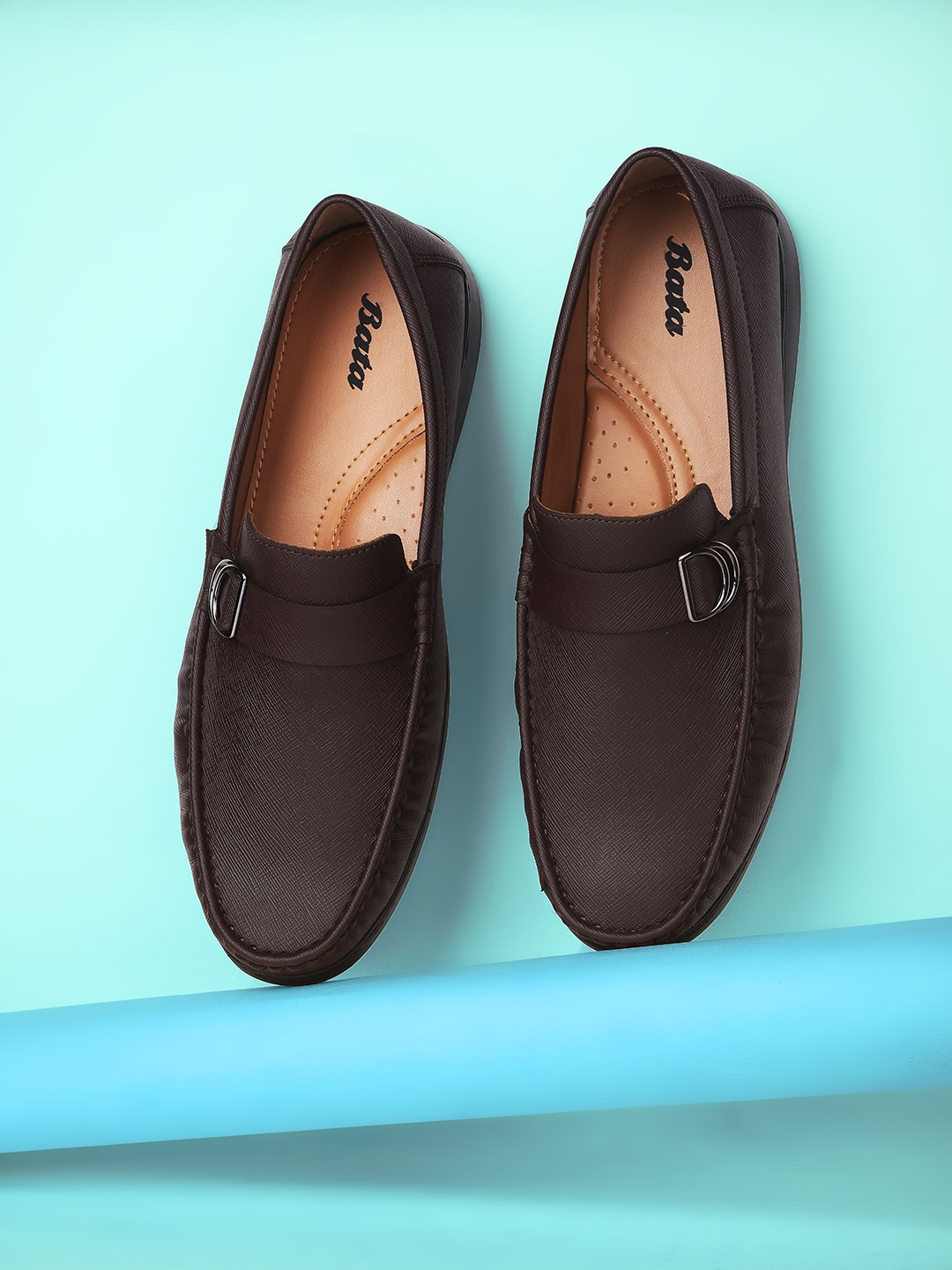 

Bata Men Slip-On Sneakers, Brown