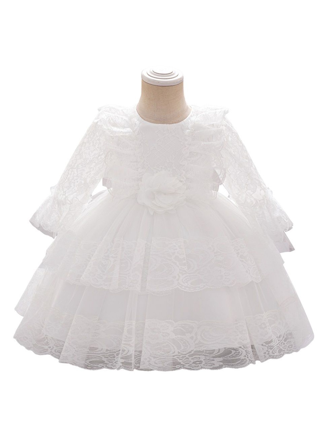 

StyleCast x Revolte Ruffled A-Line Dress, White
