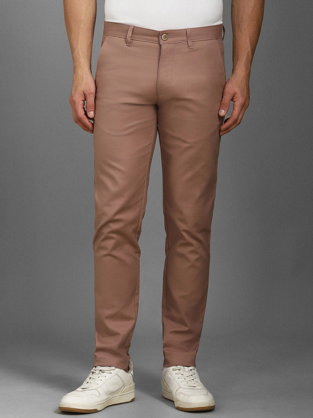 

Louis Philippe Sport Men Smart Trousers, Brown