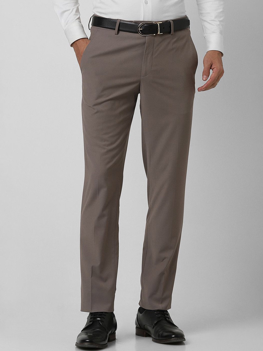 

Van Heusen Men Slim Fit Trousers, Brown