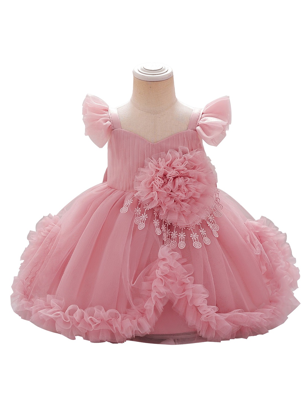 

StyleCast x Revolte Ruffled A-Line Dress, Pink