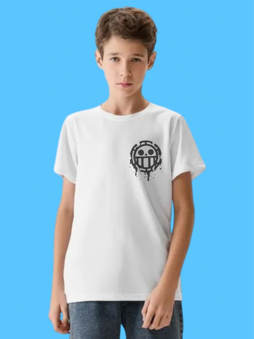 

Uniplanet store Boys Typography Printed Pockets T-shirt, White