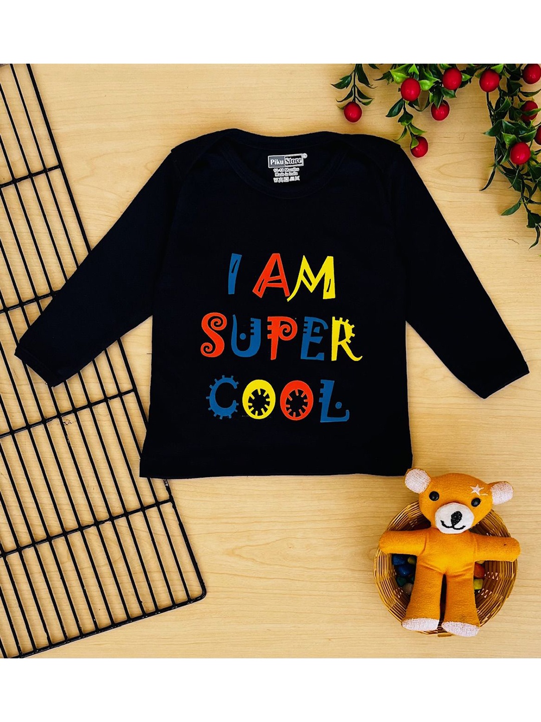 

Kidloo Kids Printed T-shirt, Navy blue