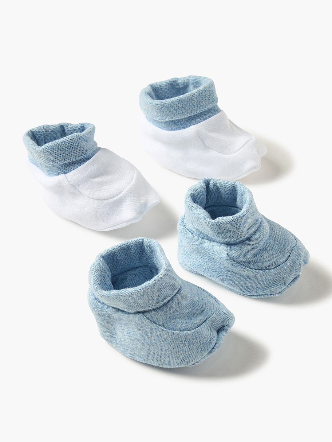 

Juniors by Babyshop Boys Cotton Booties, Blue