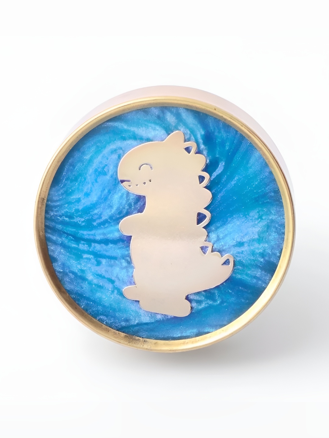 

Pinch of Pretty Dino Knob, Blue
