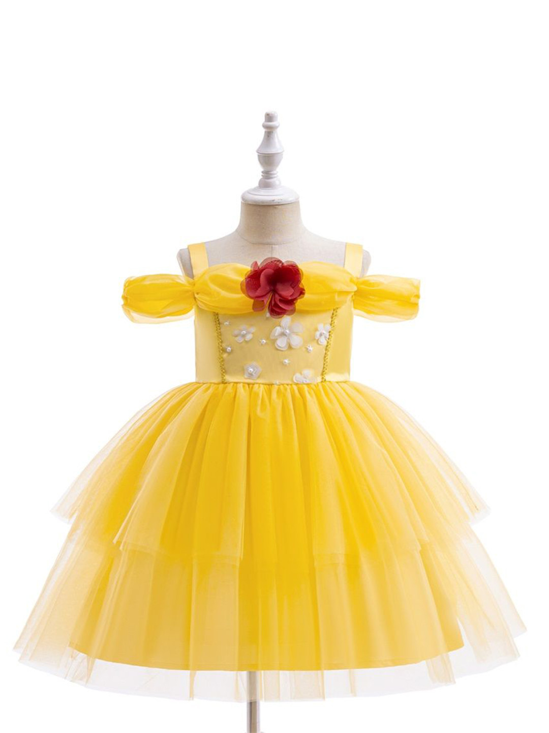 

StyleCast x Revolte Net A-Line Midi Dress, Yellow