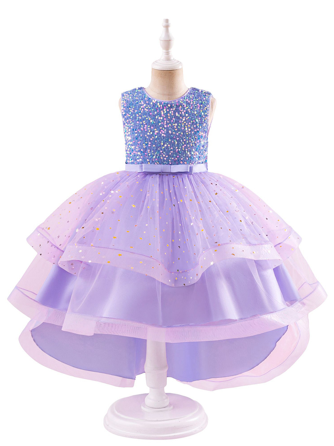 

StyleCast x Revolte Embellished Net A-Line Dress, Purple