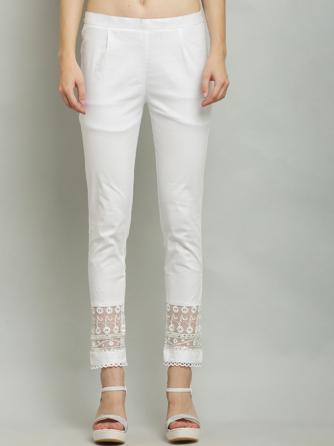 

Sellingsea Women Trousers, White