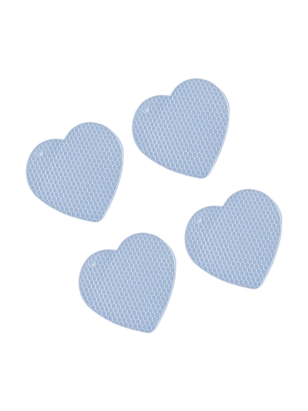 

Baskety Blue 4 Pieces Non-Slip Silicone Trivets