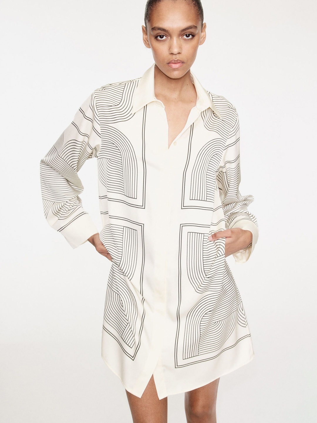 

H&M Shirt Dress, White