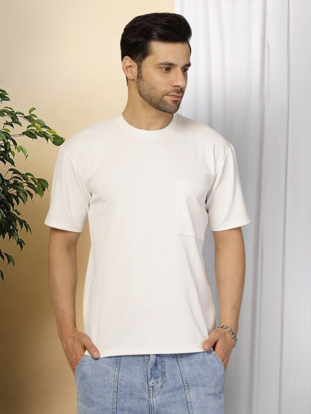 

Moda Rapido Men T-shirt, White