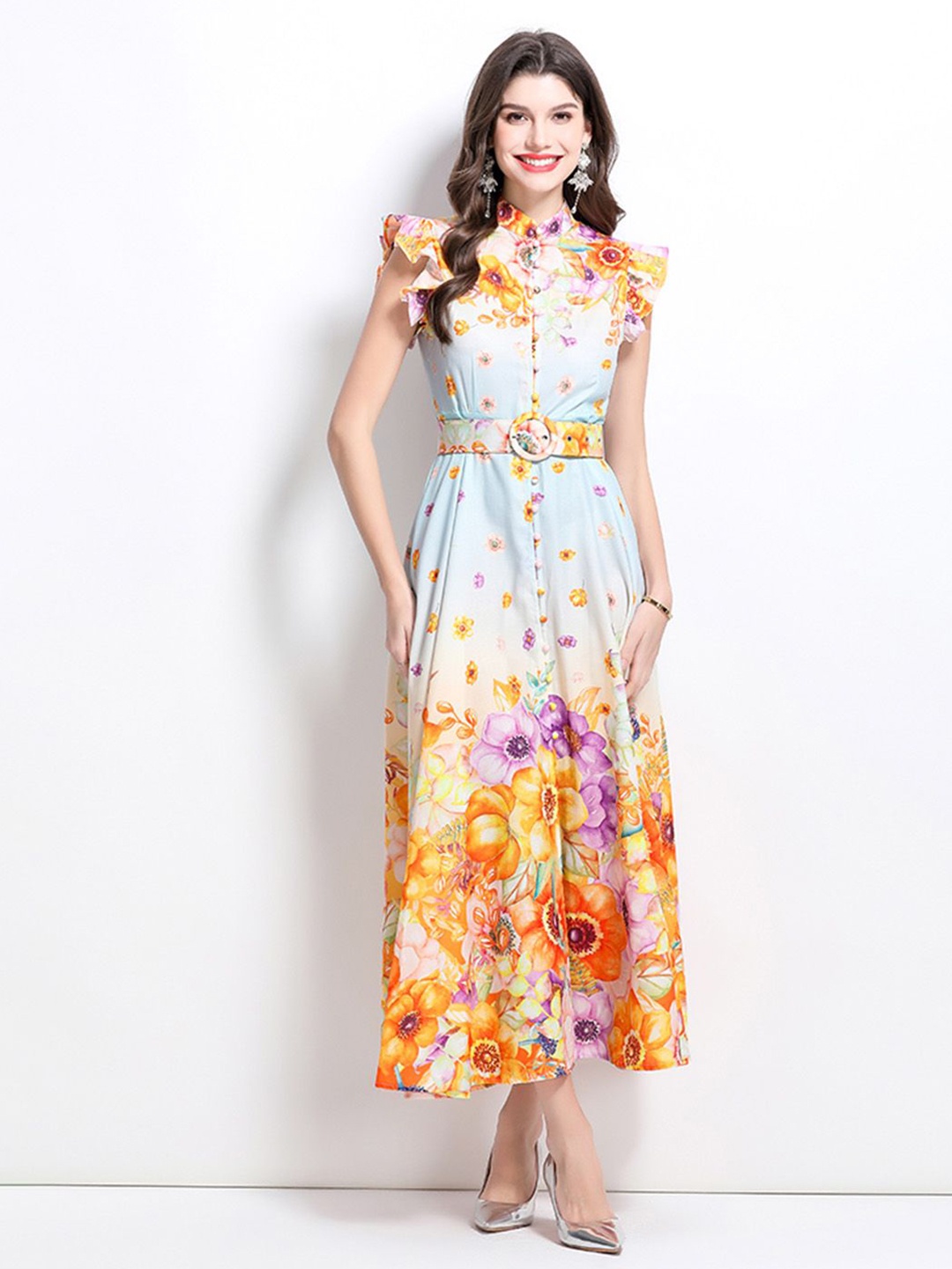 

JC Collection Floral Print Maxi Dress, Multi