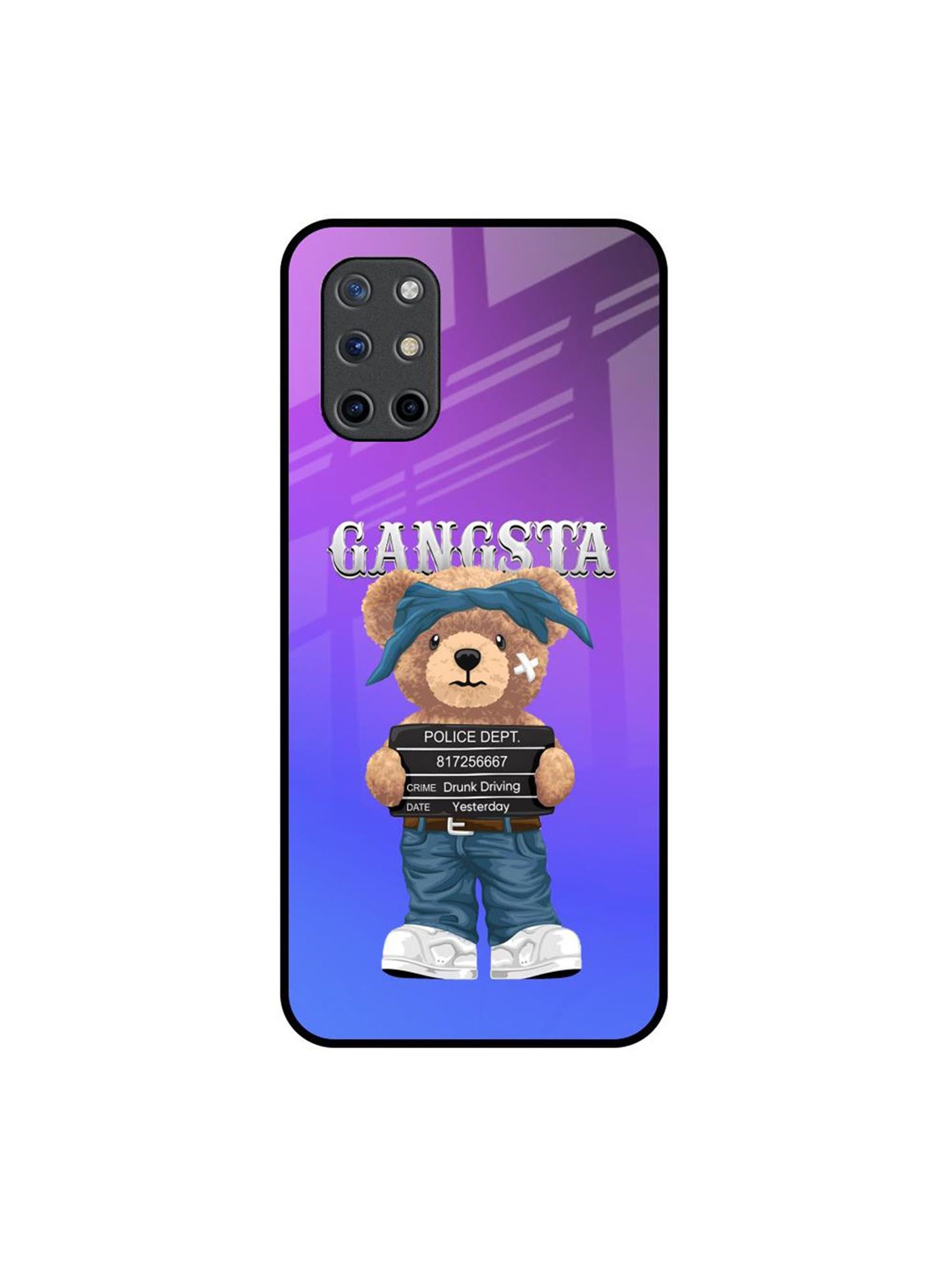 

QRIOH Typography Printed OnePlus 8T Back Case Mobile Accessories, Purple