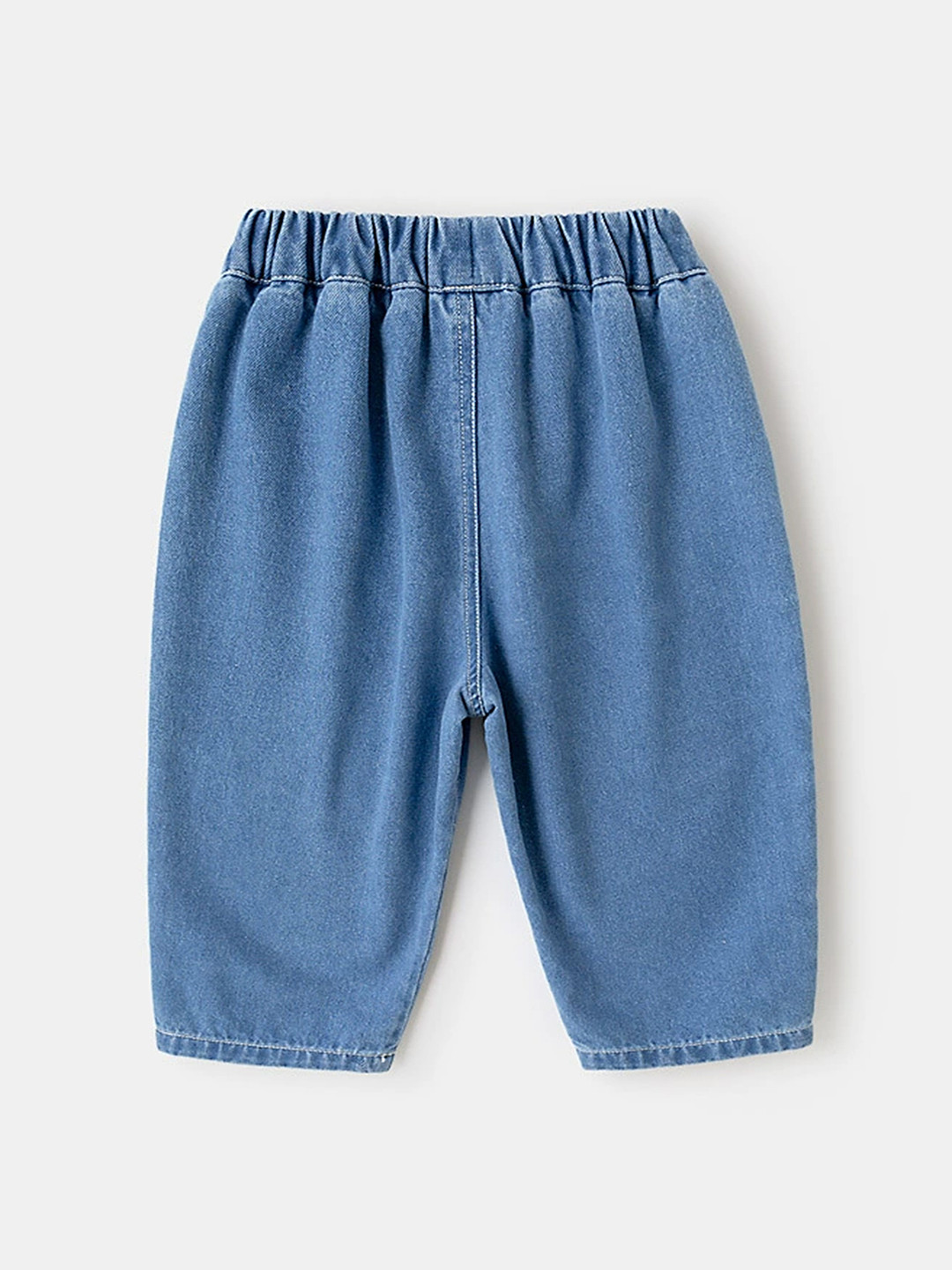 

LULU & SKY Boys Relaxed Fit High-Rise Jeans, Blue