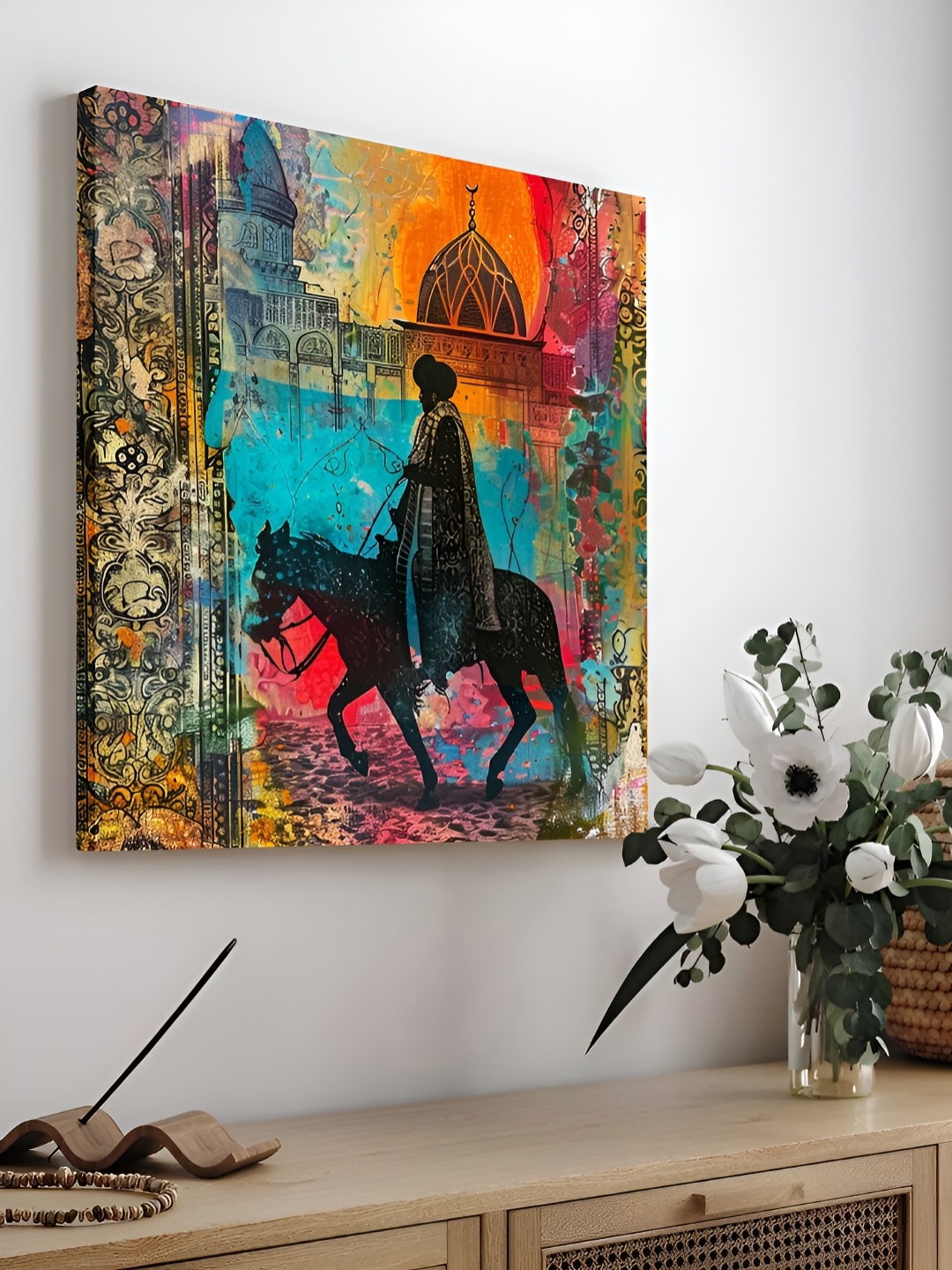 

Myntra Elegant Homes Black 1 Piece Canvas Birds and Animals Wall Paintings