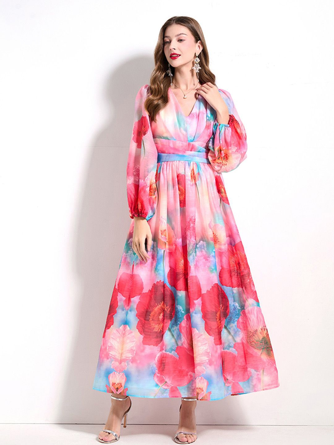 

JC Collection Print Maxi Dress, Multi