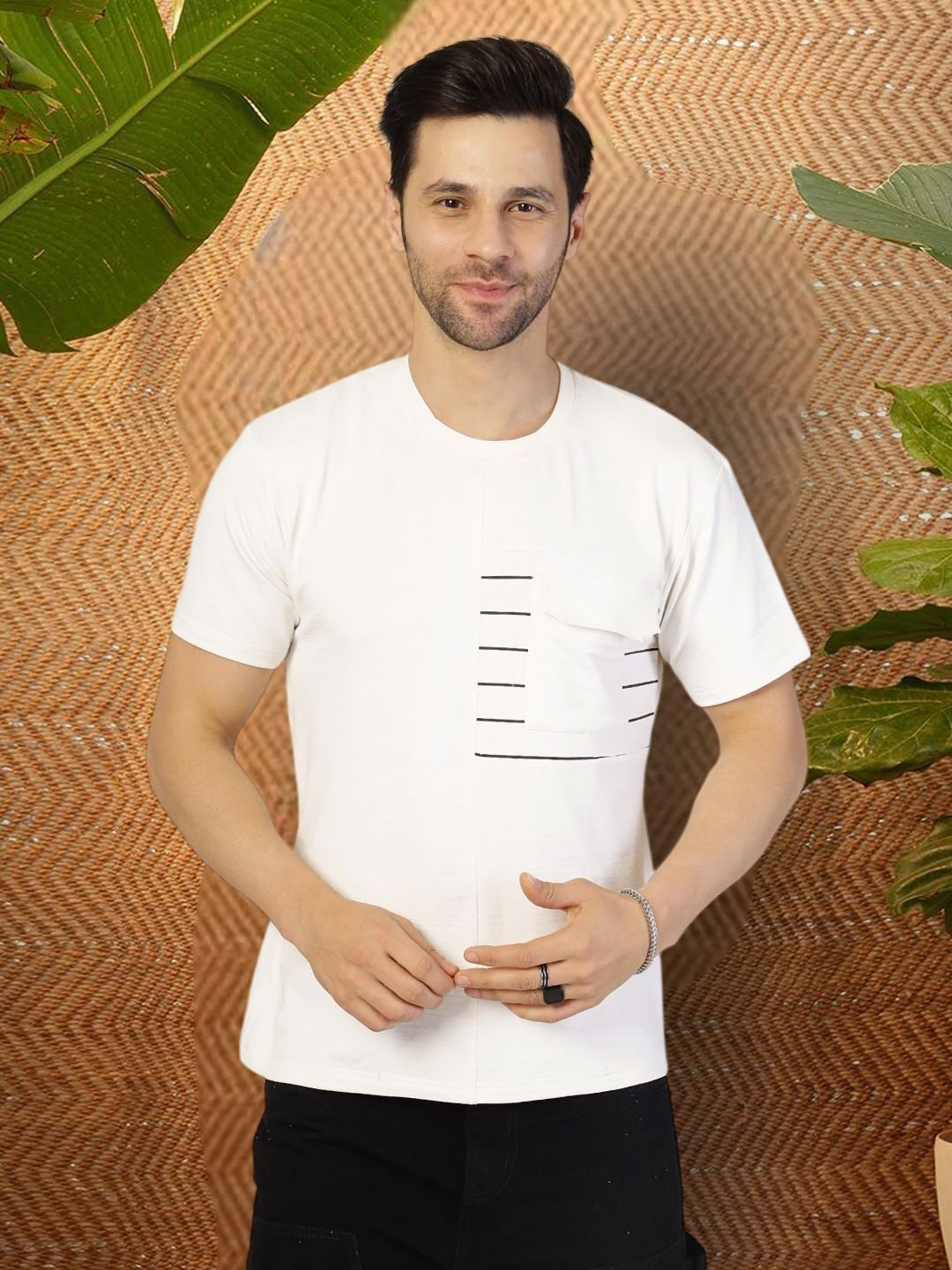 

Moda Rapido Men T-shirt, White