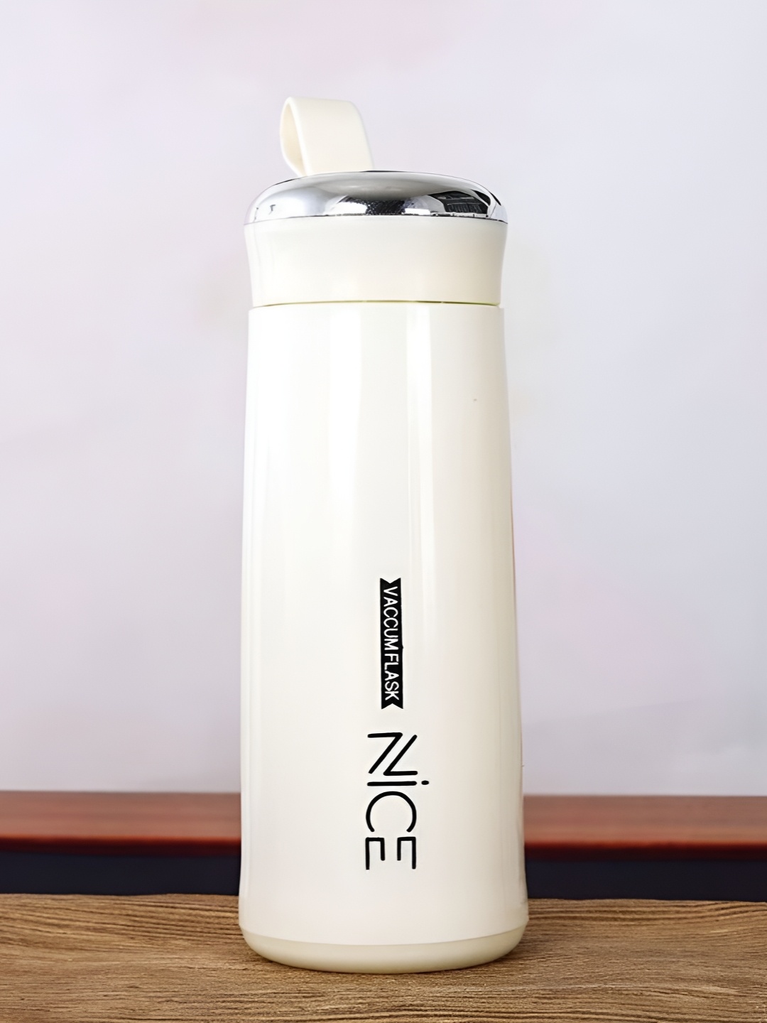

WELOUR White & Black Glass Water Bottle 400ml