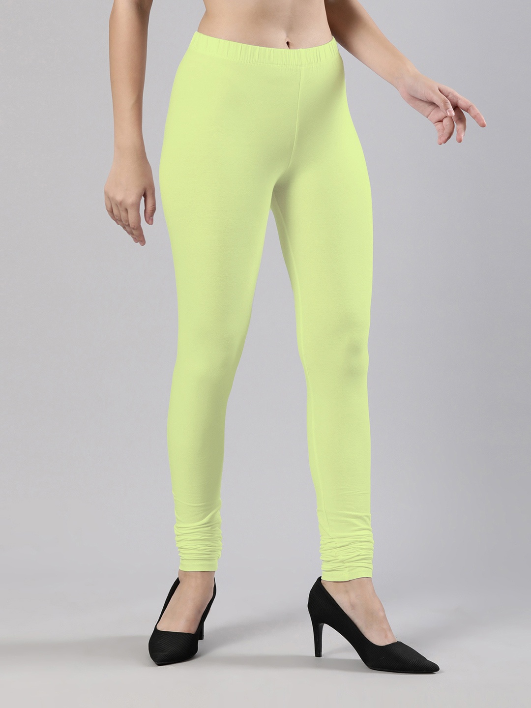 

Femmora Churidar Length Leggings, Green