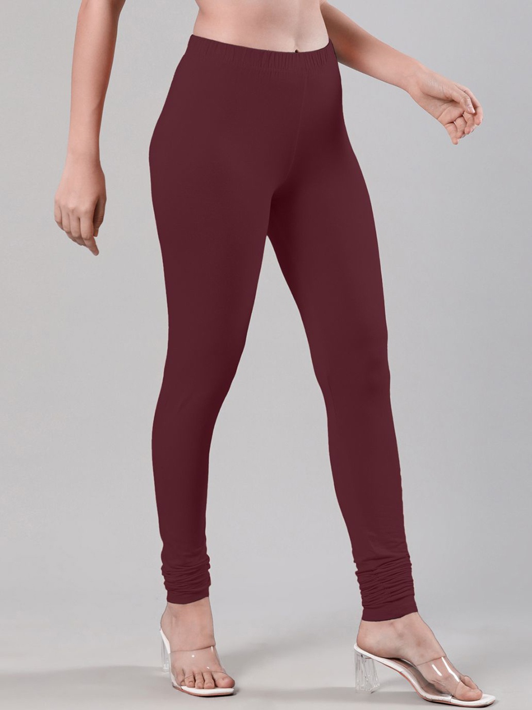 

Femmora Churidar Length Leggings, Maroon