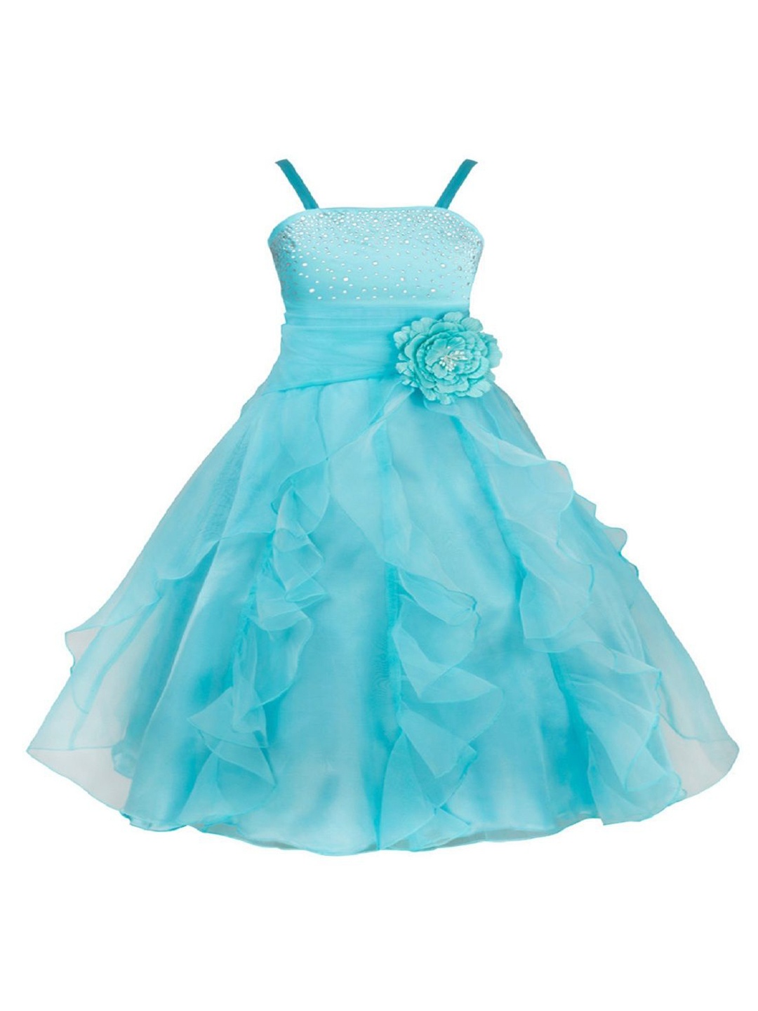 

Wow Princess Net A-Line Maxi Dress, Turquoise blue