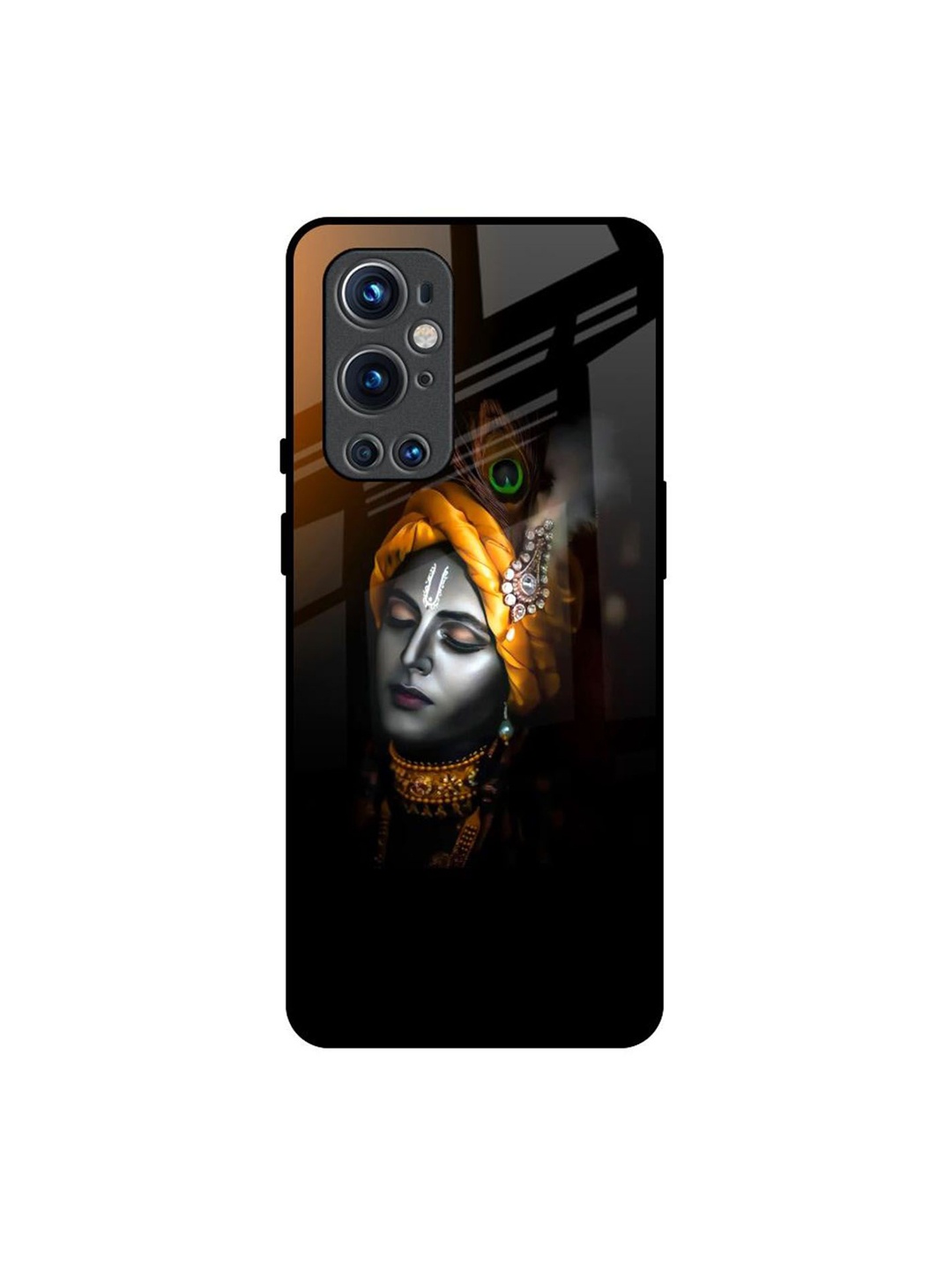 

QRIOH Quirky Printed OnePlus 9 pro Back Case Mobile Accessories, Black