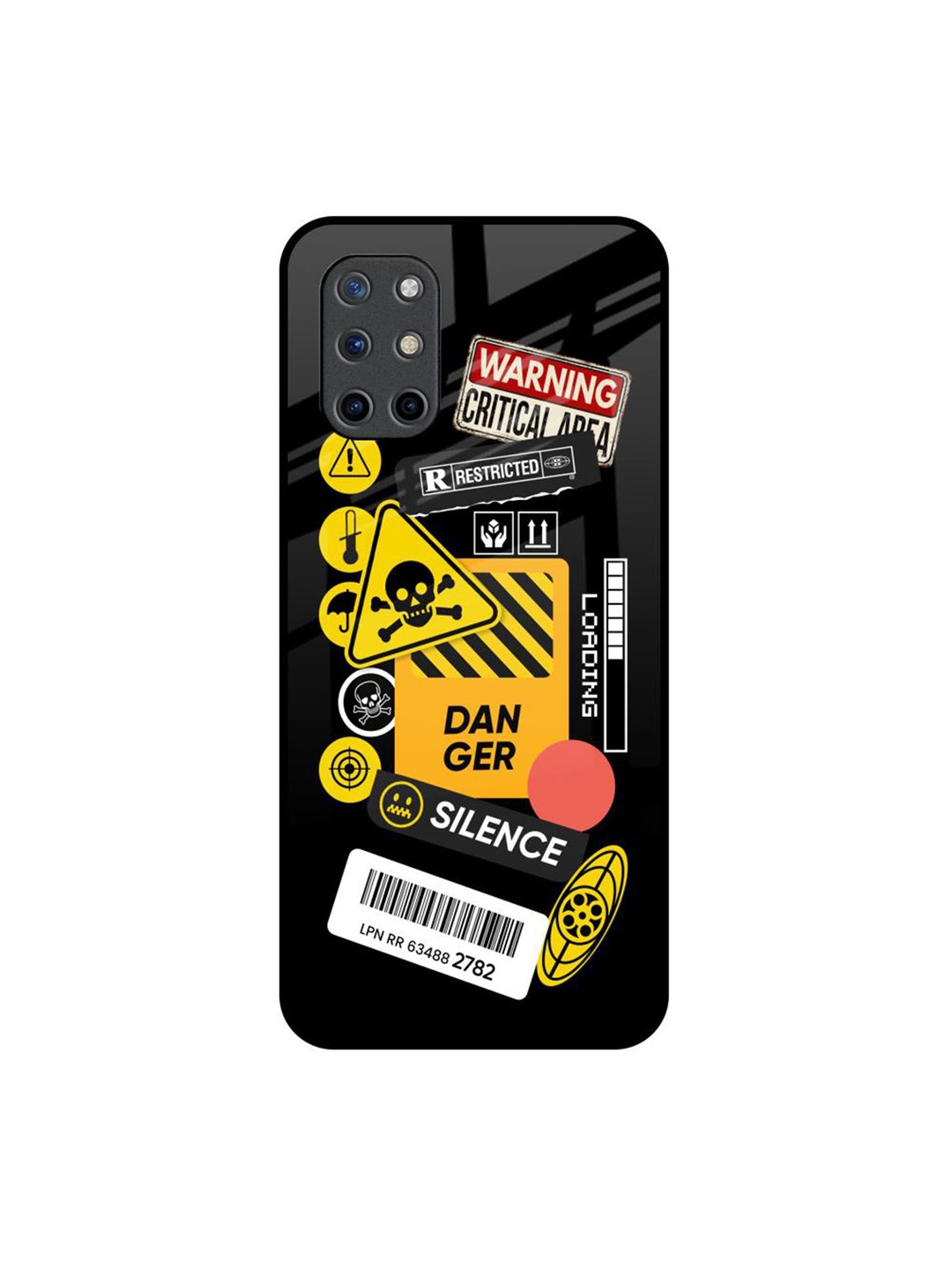 

QRIOH Typography Printed OnePlus 8T Back Case Mobile Accessories, Black