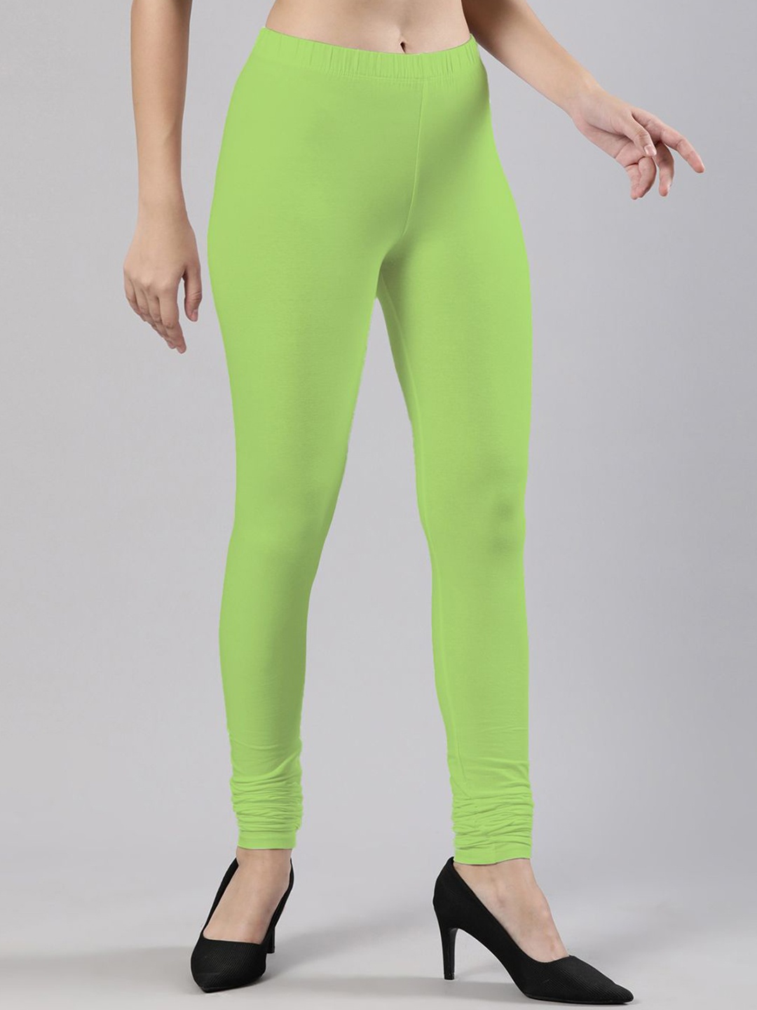 

Femmora Churidar Length Leggings, Green