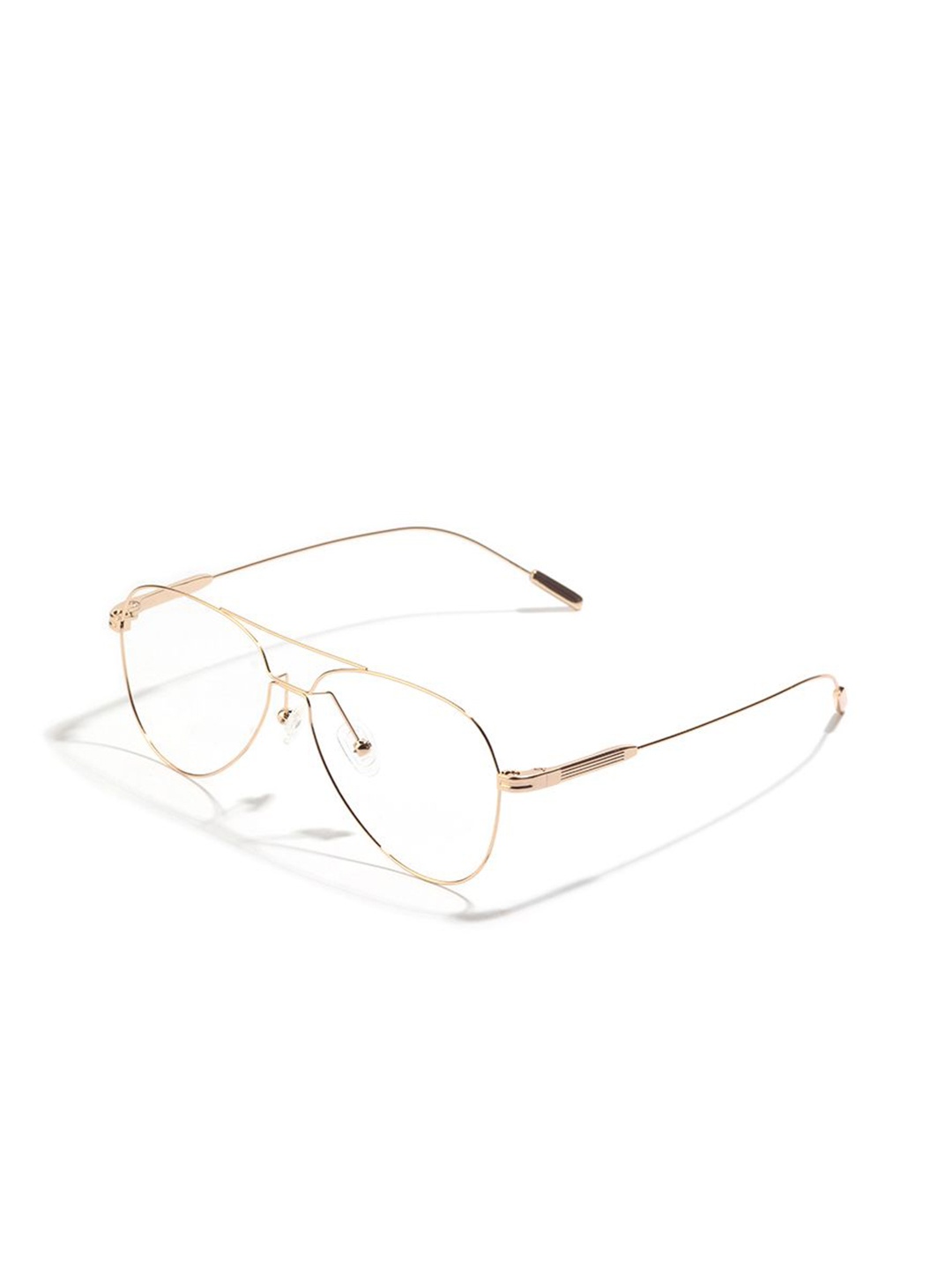 

SAM & MARSHALL Unisex Full Rim Aviator Frames, Gold