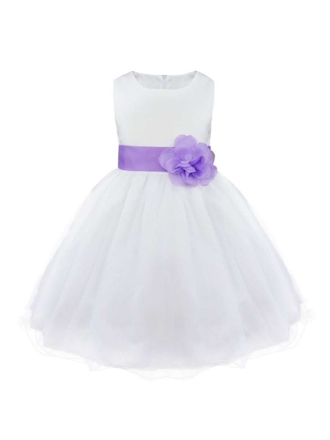 

Wow Princess Net A-Line Maxi Dress, White