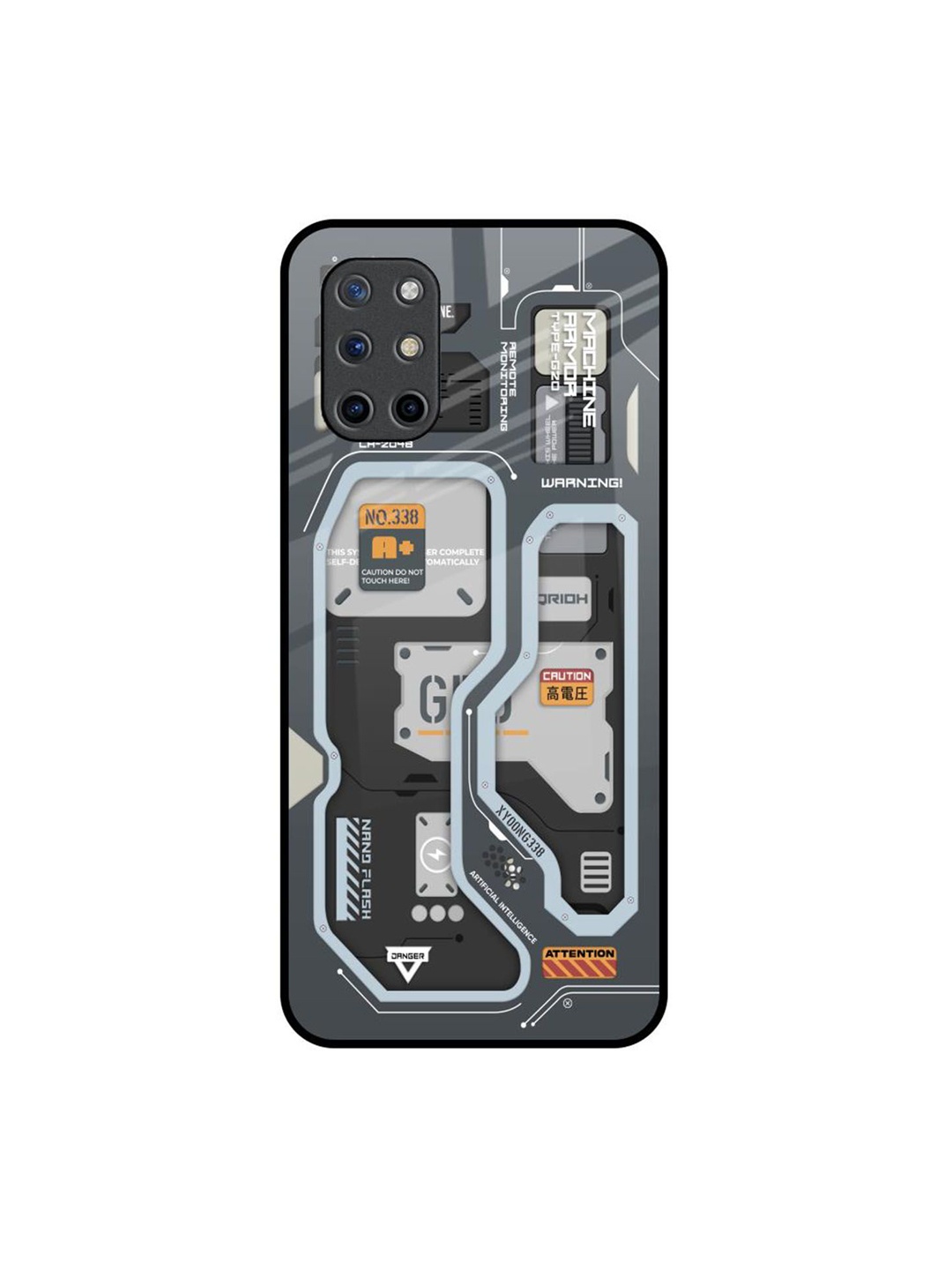 

QRIOH Typography Printed OnePlus 8T Back Case Mobile Accessories, Grey