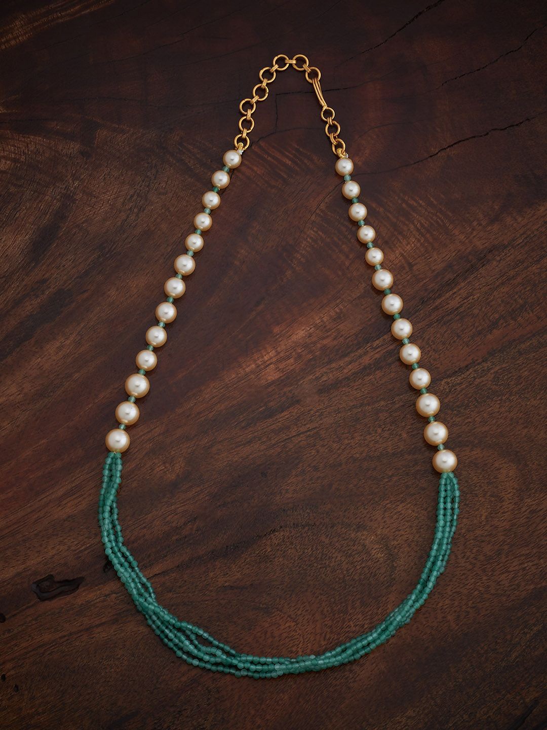 

Kushal's Fashion Jewellery Copper Gold-Plated Antique Chain