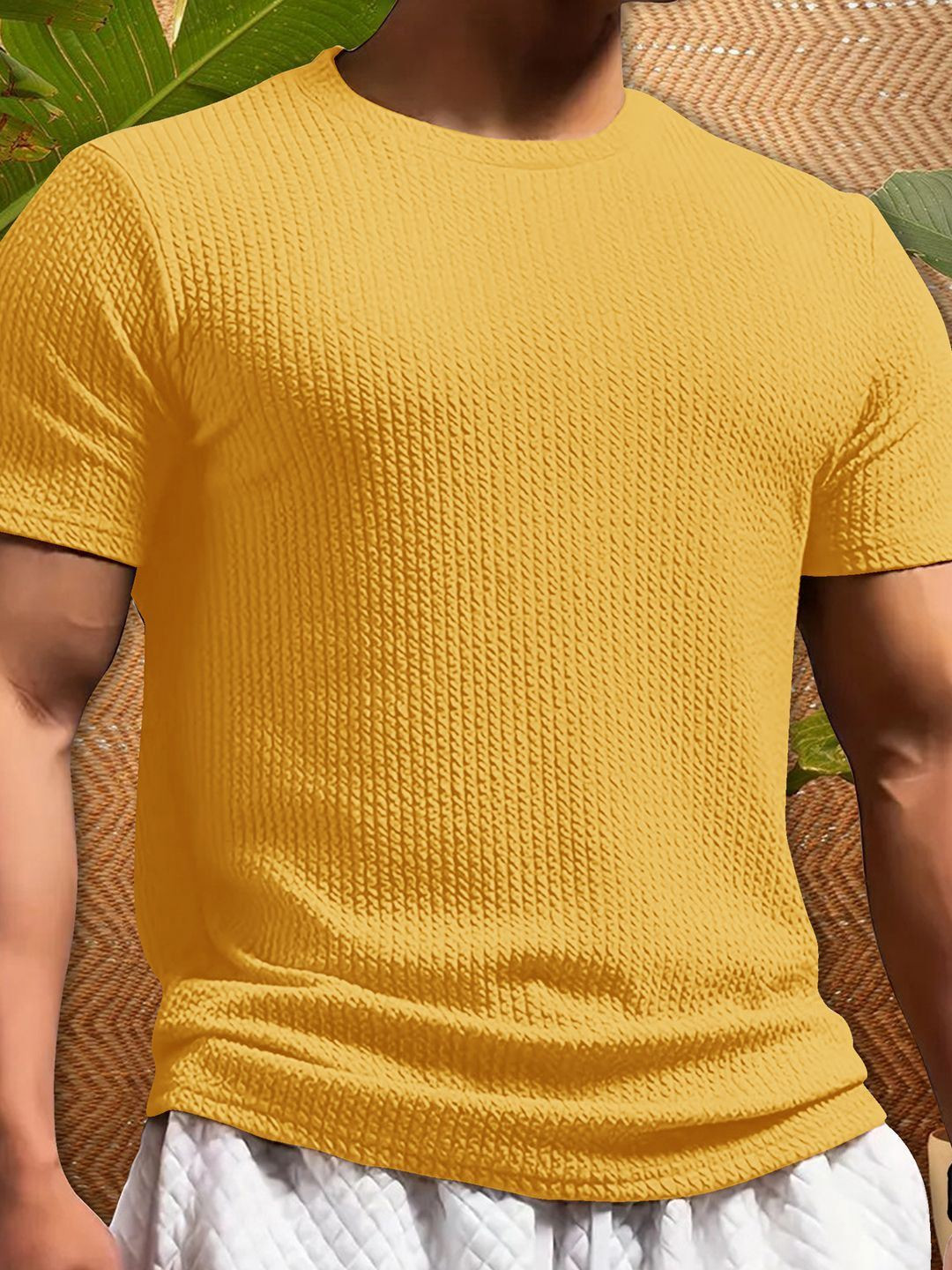 

Moda Rapido Men T-shirt, Yellow