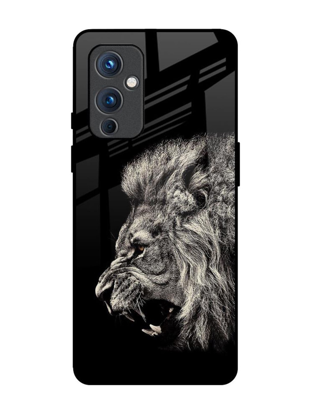 

QRIOH Quirky Printed OnePlus 9 Back Case Mobile Accessories, Black