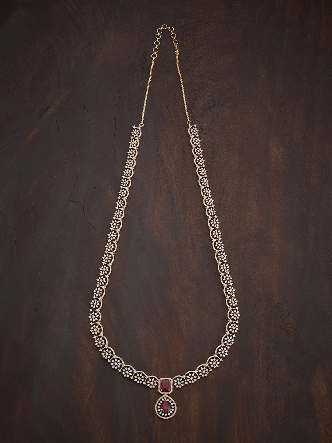 

Kushal's Fashion Jewellery Copper Gold-Plated Necklace