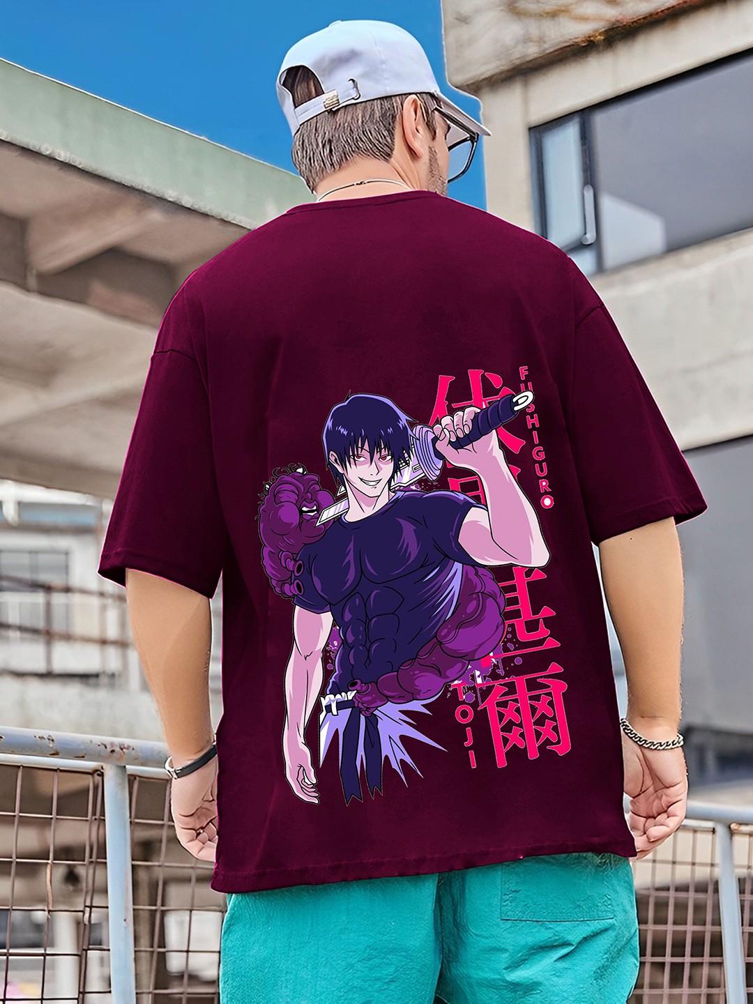 

Kushi Flyer Men Printed Applique T-shirt, Purple