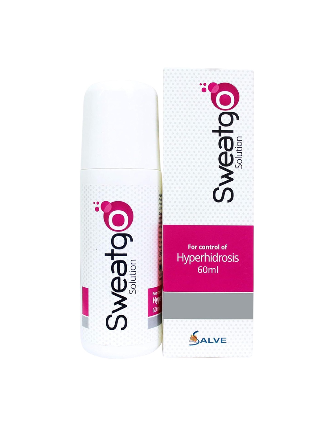 

Sweatgo Soultion Salve Antipersipirant Deodorant Roll-On - Classic 60ml, Pink