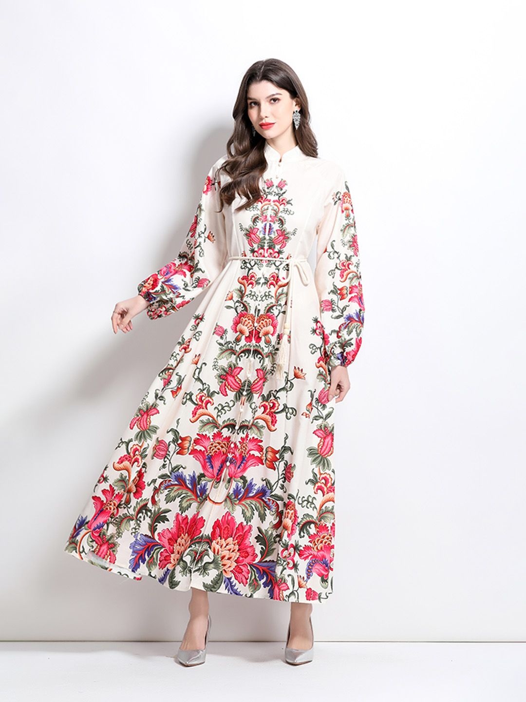 

JC Collection Floral Print Maxi Dress, Multi