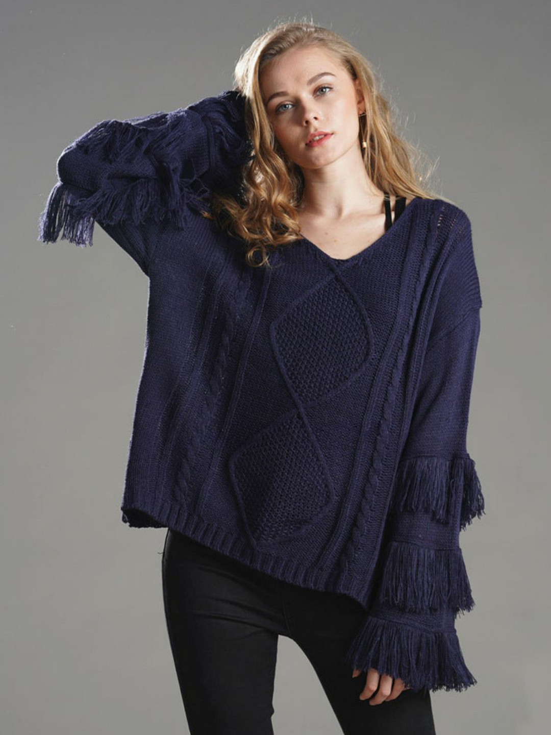 

Oh Rare Women Pullover, Navy blue