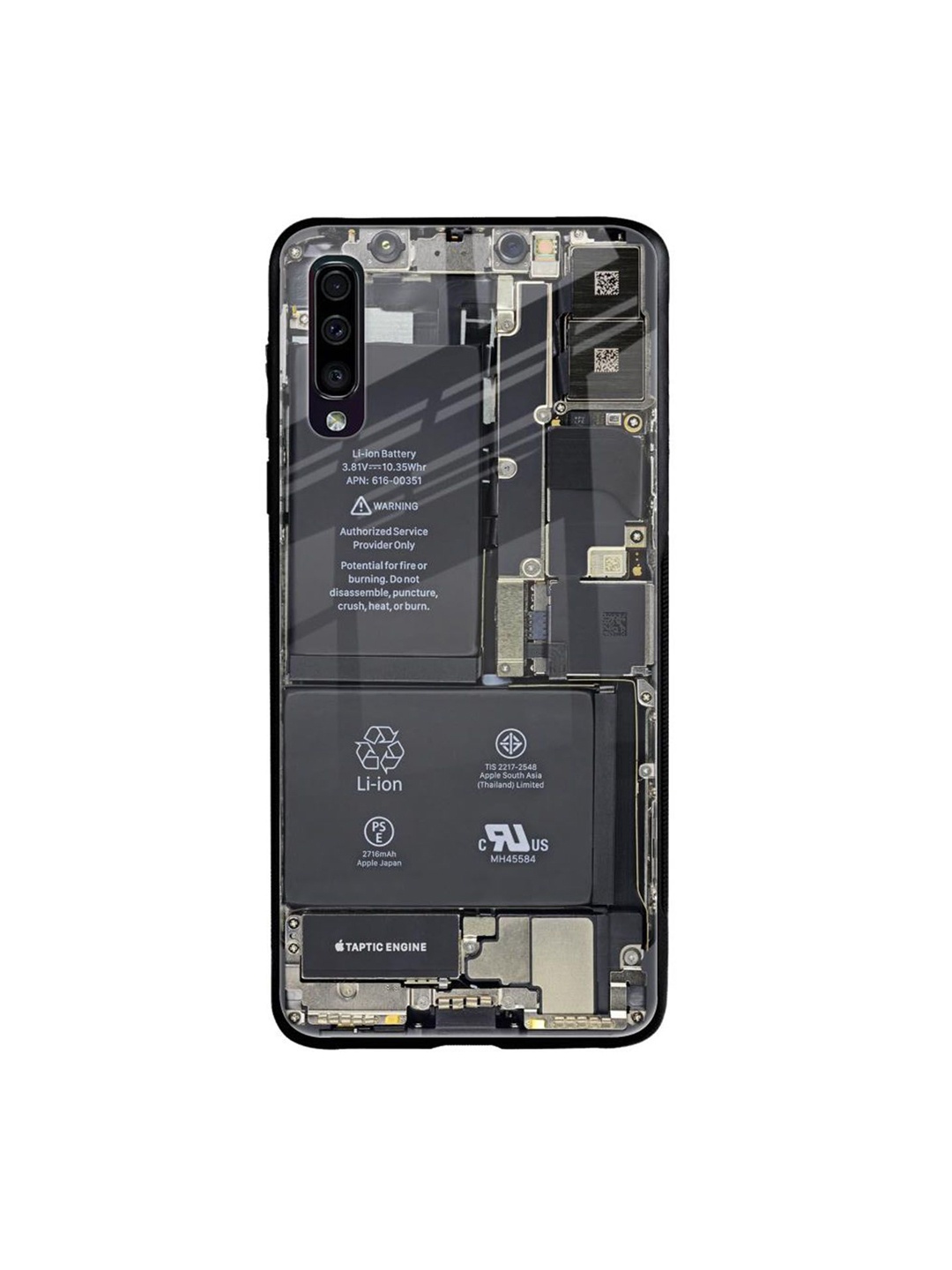 

QRIOH Typography Printed Samsung Galaxy A70 Back Case Mobile Accessories, Grey