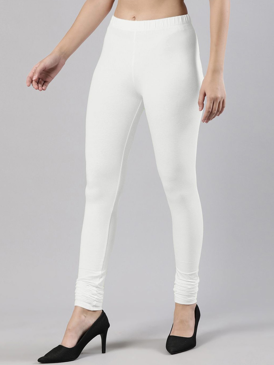 

Femmora Churidar Length Leggings, Off white