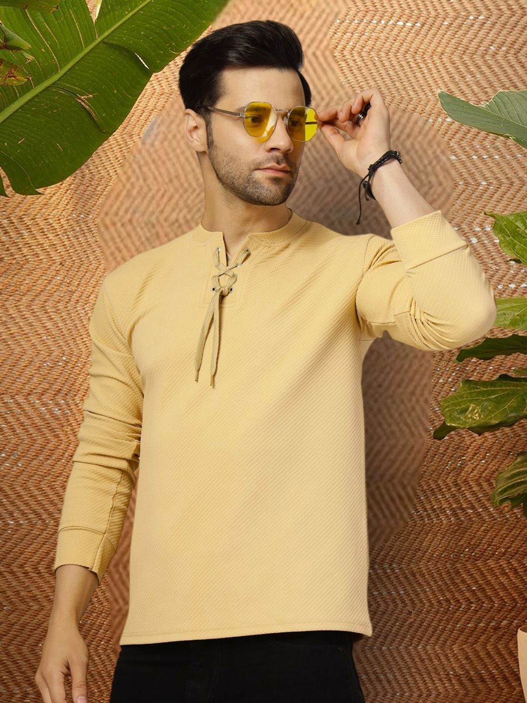 

Moda Rapido Men T-shirt, Beige