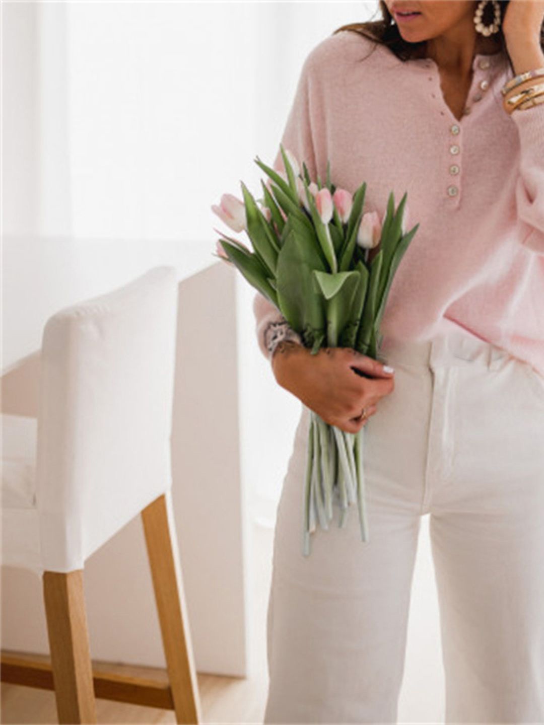 

Oh Rare Women Crop Cardigan, Pink