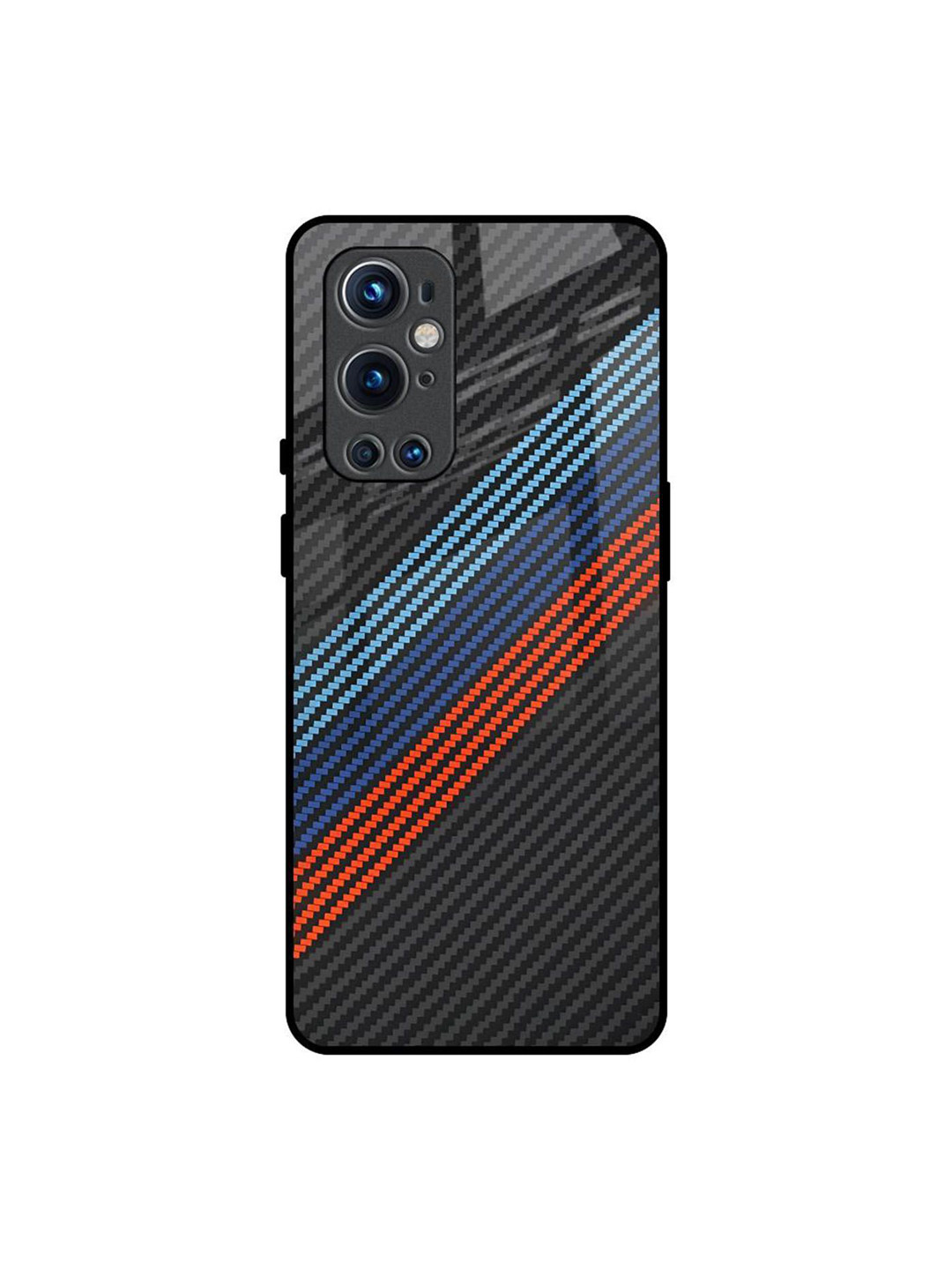

QRIOH Abstract Printed OnePlus 9 pro Back Case Mobile Accessories, Black