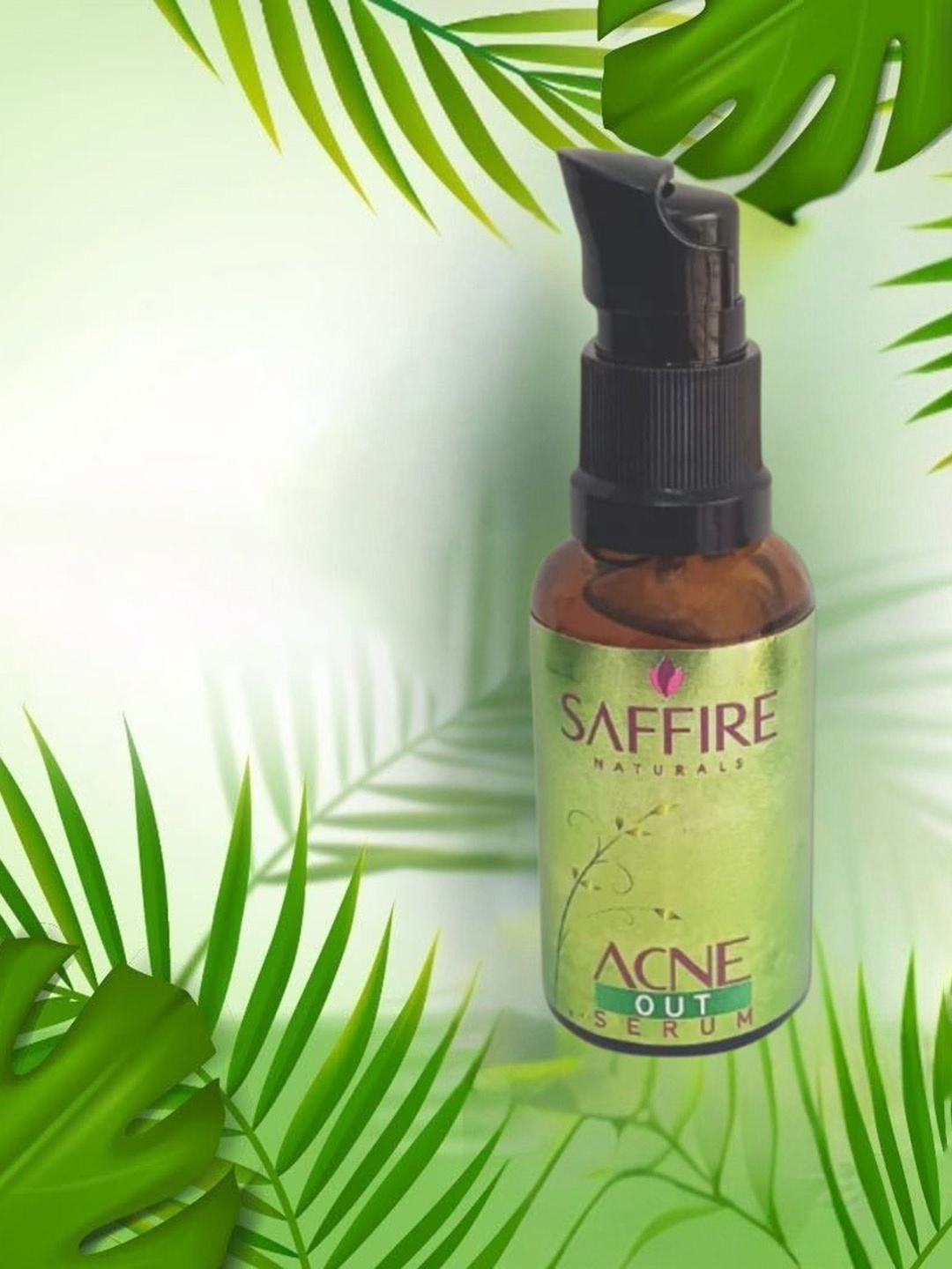 

Saffire Naturals Acne Out Serum For Blackheads And Glowing Skin - 30 ml, Green